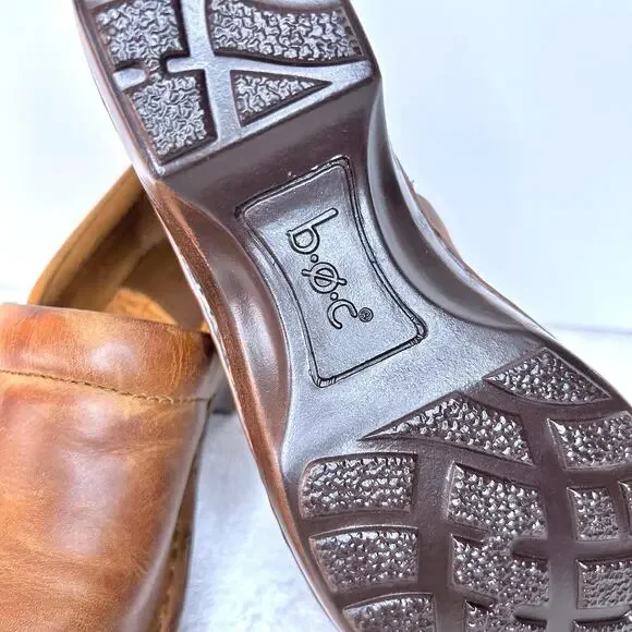 CLOGS Peggy Brown Vegan Leather B.O.C. Boho Women Size 6.5 Festival Earthy - Picture 5 of 8